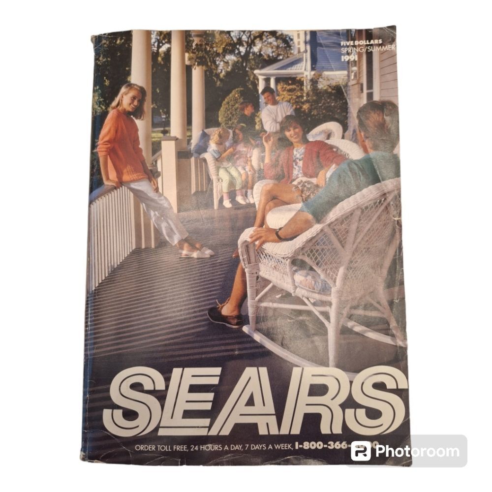 Sears Vintage Catalog 1991 Spring Summer Throwback Catalog